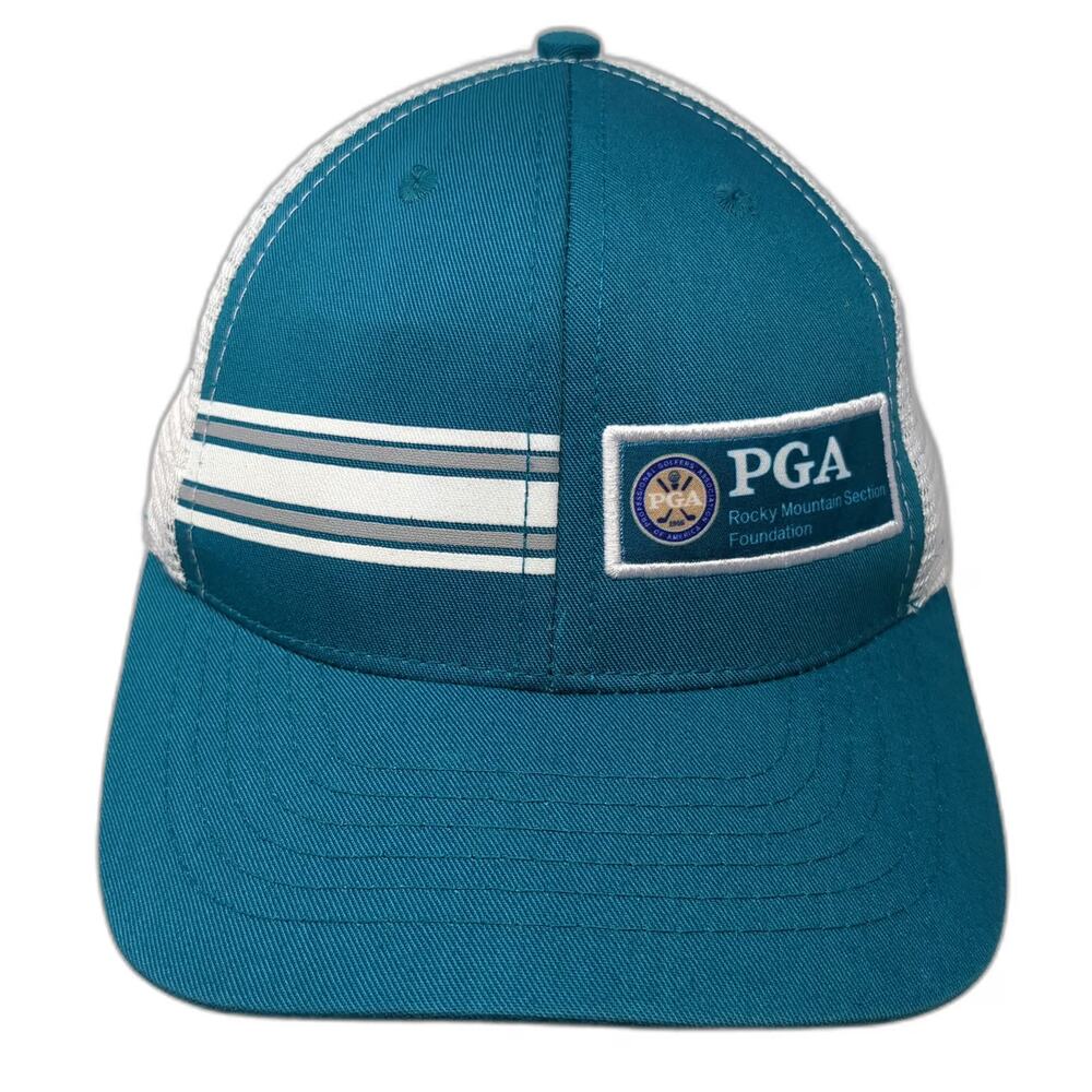Legendary Headwear Trucker Hat Blue White One Size PGA Rocky Mountain Foundation